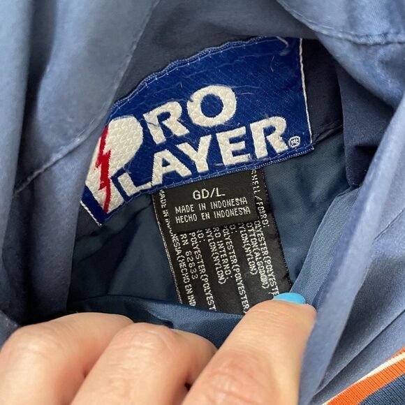 Vintage Pro Player NFL Experience Chicago Bears Football Coat Jacket Large Rever - Picture 6 of 8